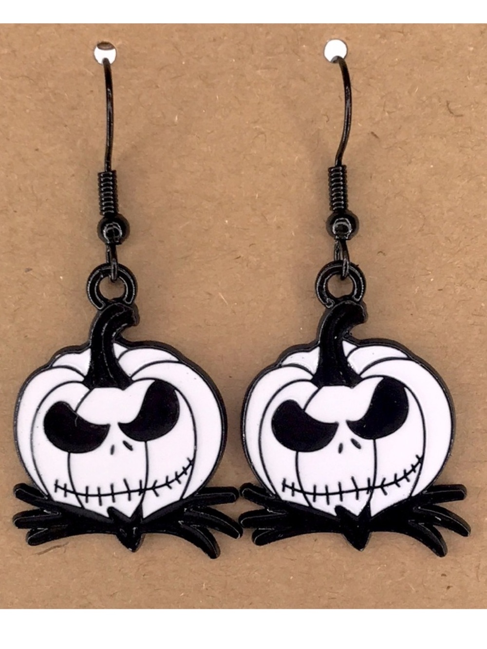 Nightmare Before Christmas Jack Skeleton Face Earrings